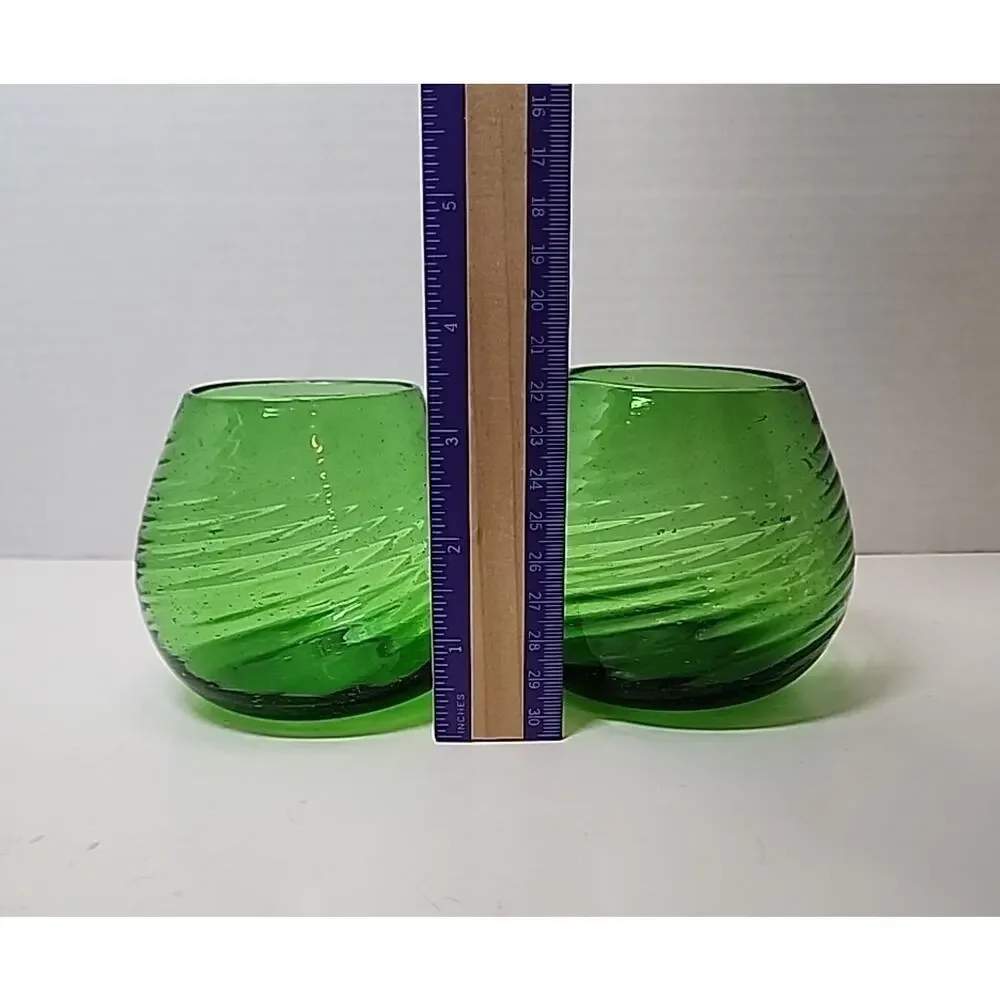 Unmarked hand blown